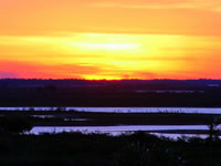 Corriente and Paraná Rivers landscape